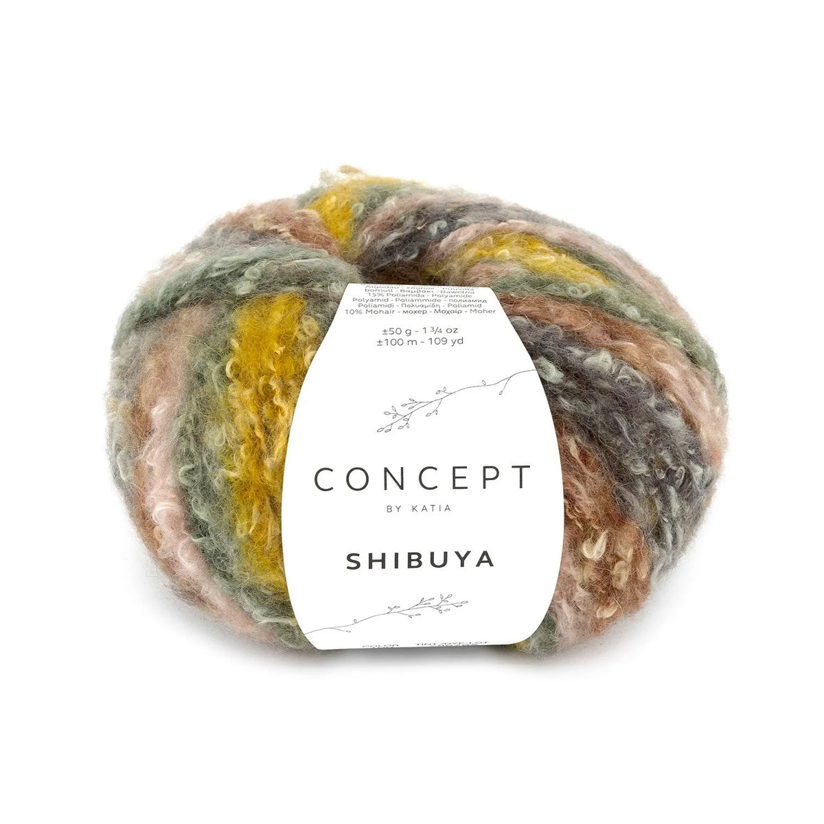 POSESALG! 50% rabatt - Shibuya bouclé fantasy yarn