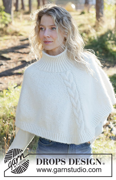 20% rabatt! Bright Afternoon Poncho fra Drops design