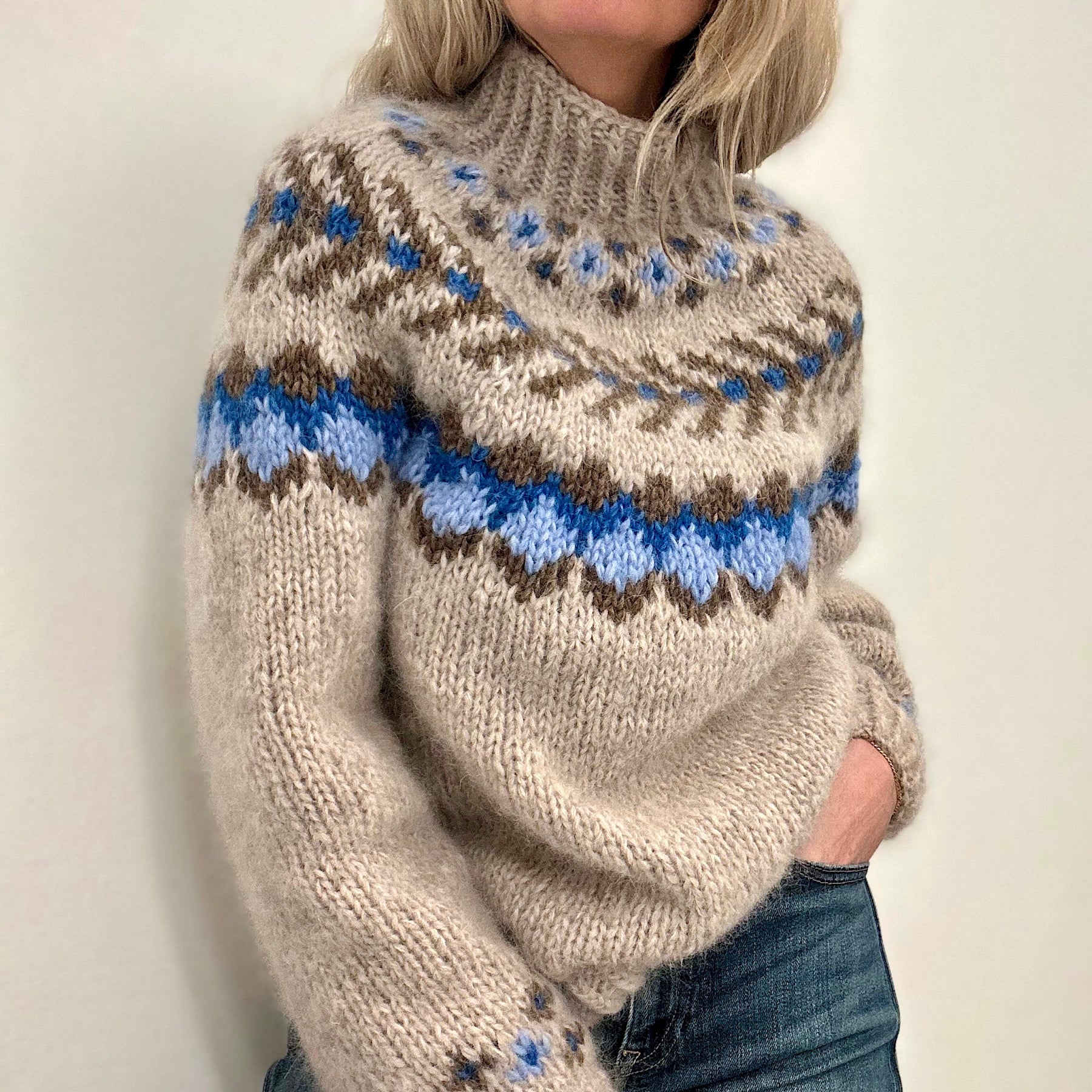 Haugesund genseren No2, mohair editon