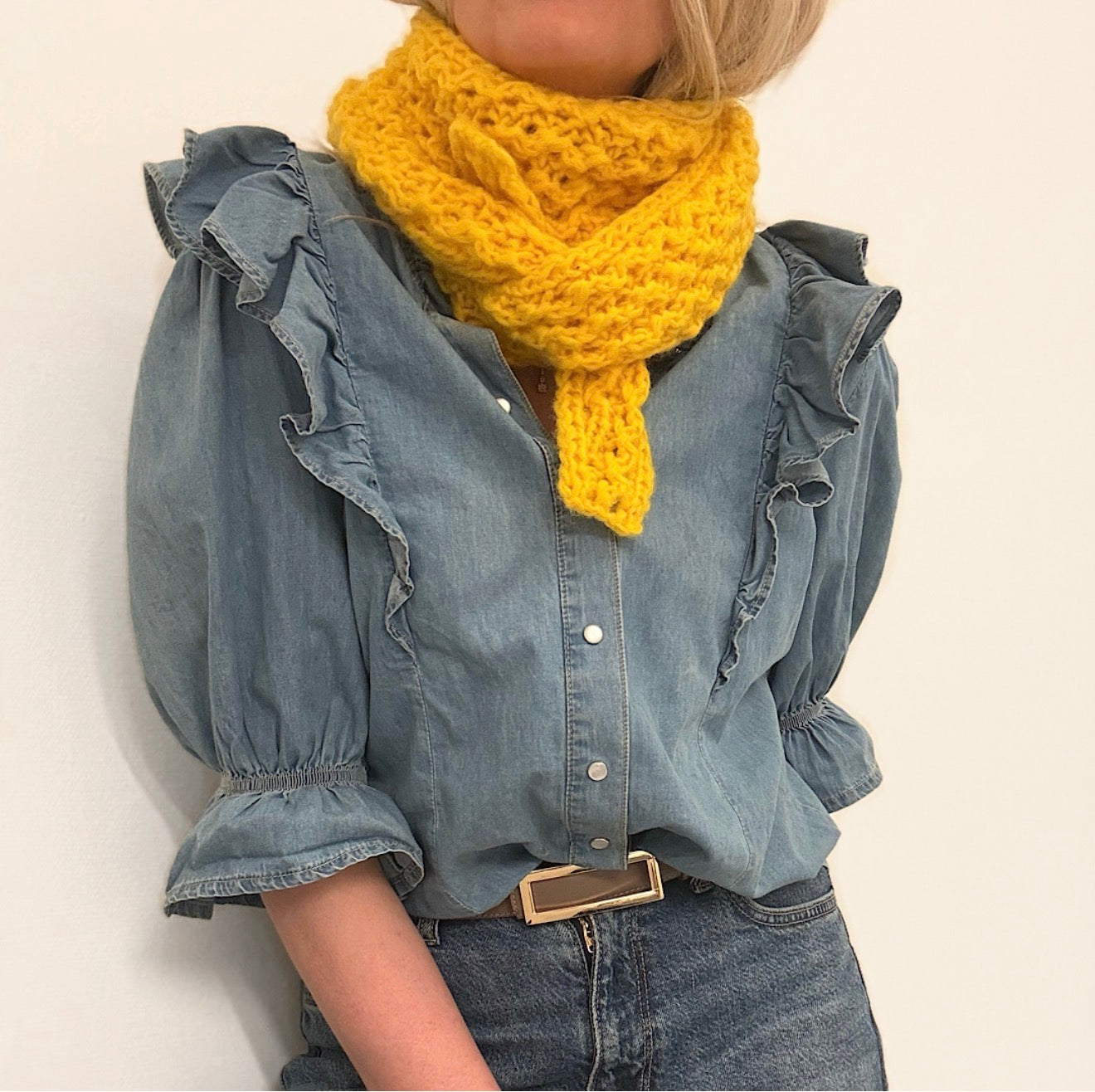 40% RABATT - Silkesky sjal påskeedition i alpaca