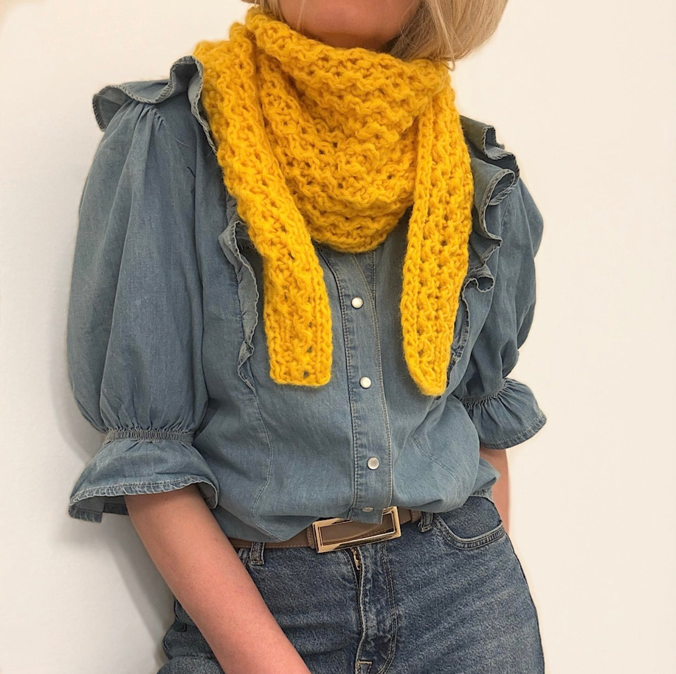 40% RABATT - Silkesky sjal påskeedition i alpaca