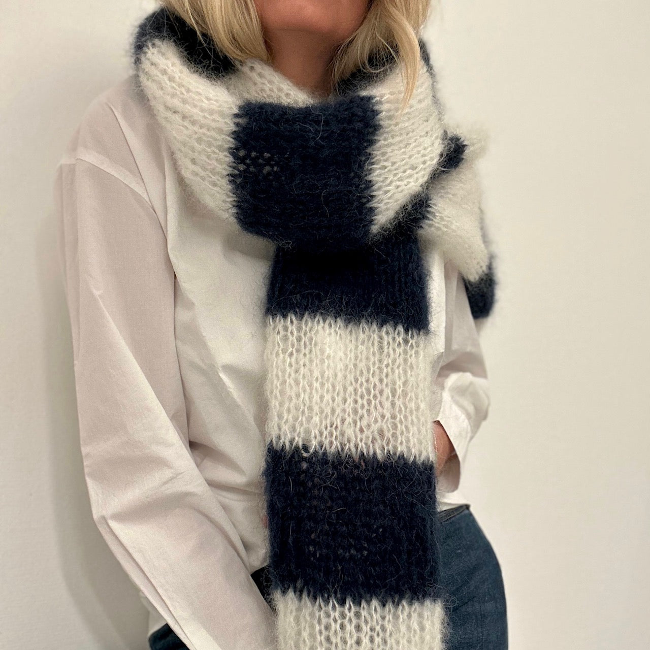 Synne skjerfet i mohair