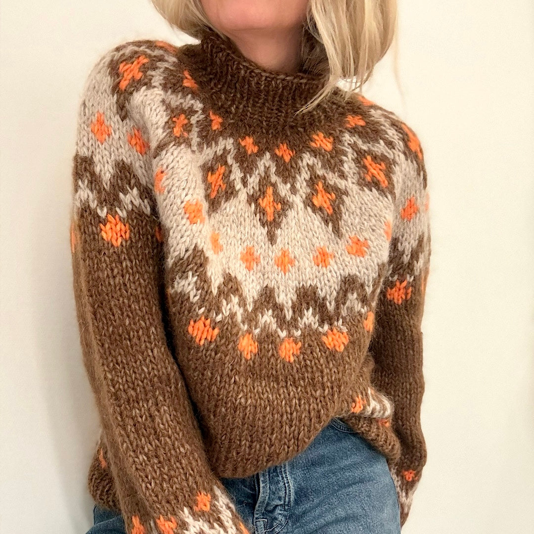 Min Etne genser i alpakka og mohair, ny farge