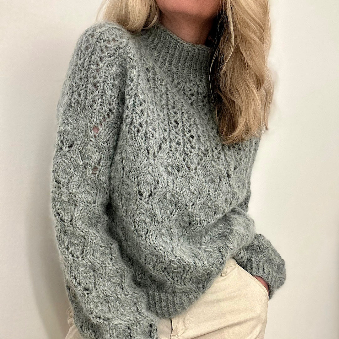 BLACK WEEK, 37%-45% rabatt! Siv sweater - farge tranebær