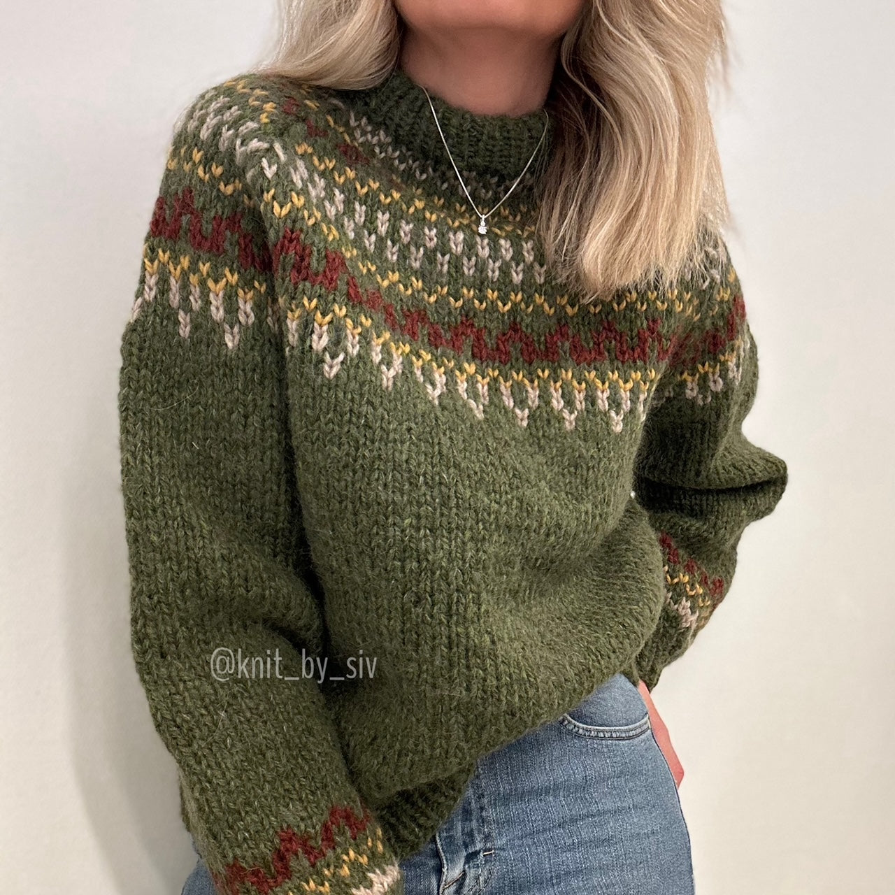 Skånevik sweater in 100% Norwegian wool