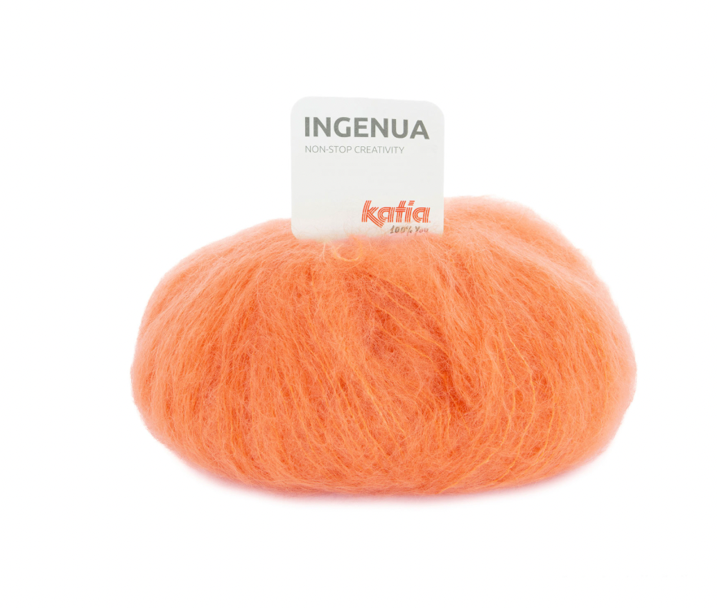 Maipuffblusen mohair No2 - ensfarget, 1 NY FARGE