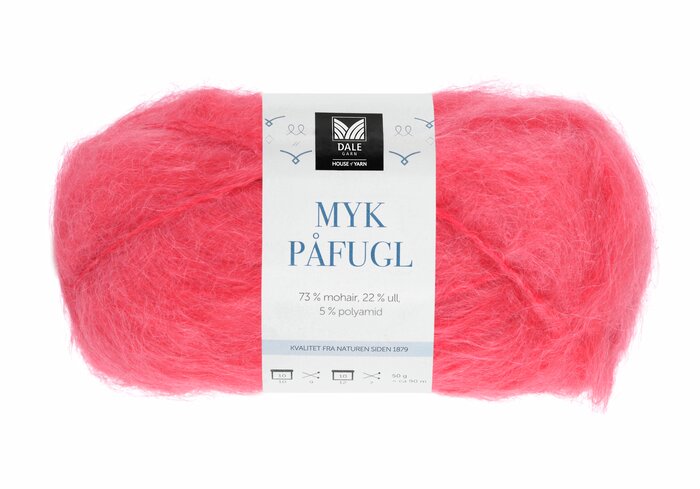 POSESALG - 50% RABATT Myk påfugl fra Dale garn