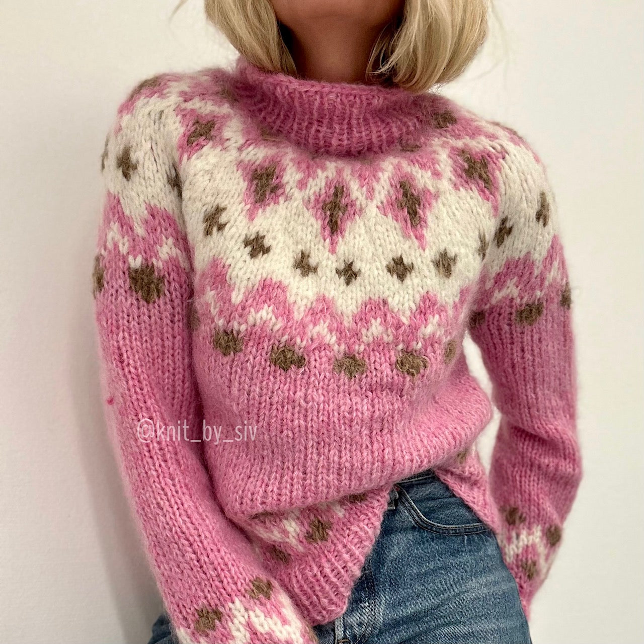 My Etne sweater in alpaca and mohair