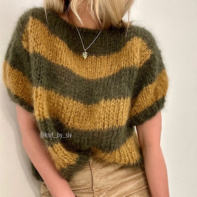 Synne sweater with short sleeves
