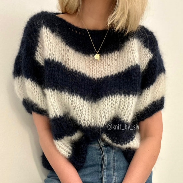 Synne sweater with short sleeves