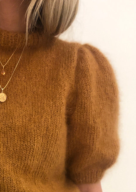 Maipuffblusen i Drops kid silk, nye farger