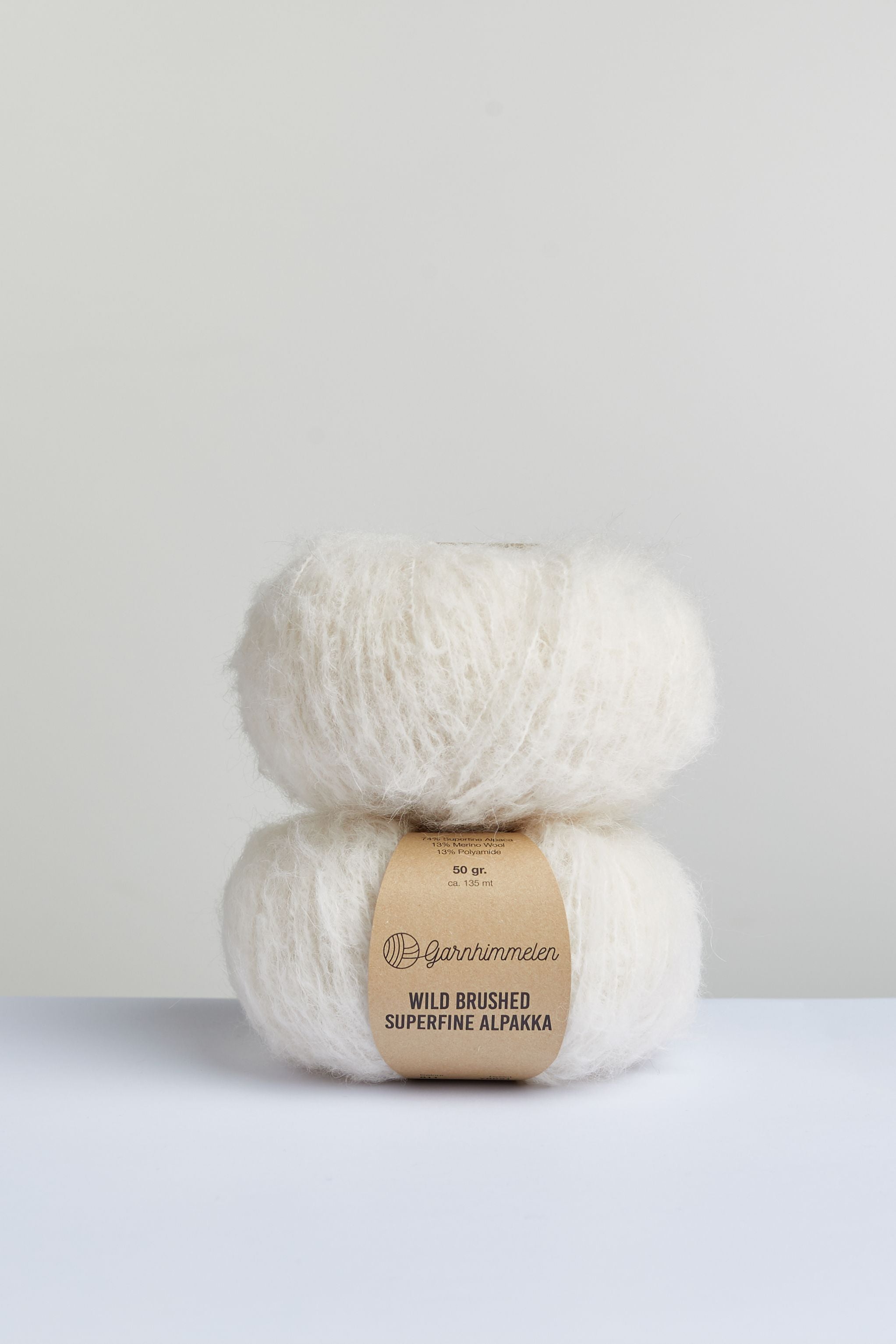 Wild brushed alpaca