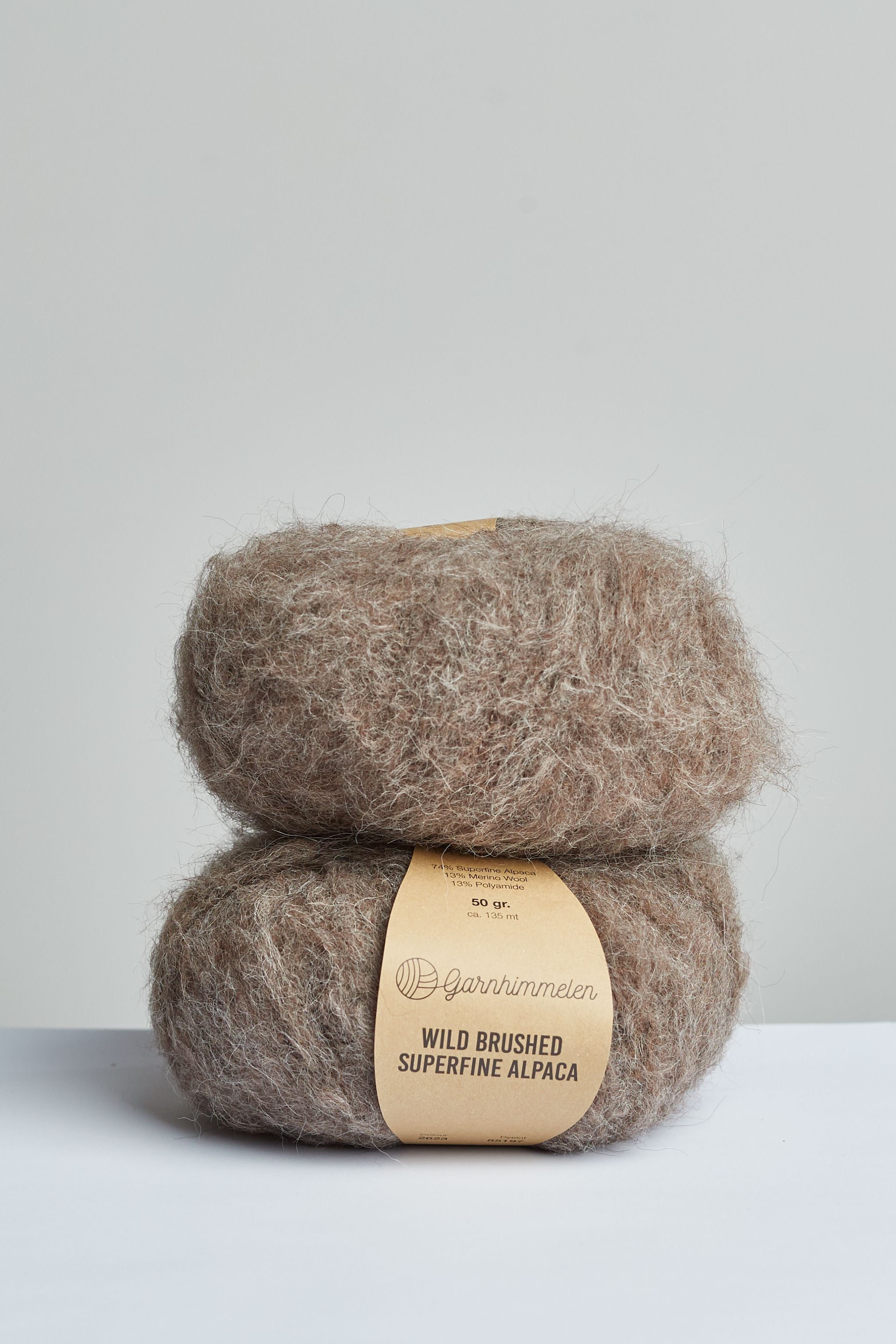 Wild brushed alpaca