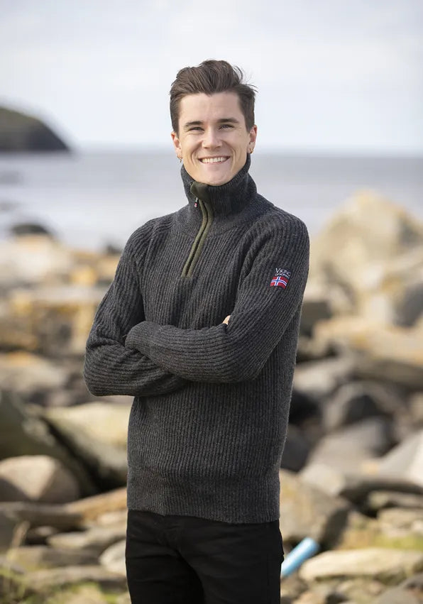 BLACK WEEK - 52% RABATT - Viking Villmark Ullgenser m/glidelås