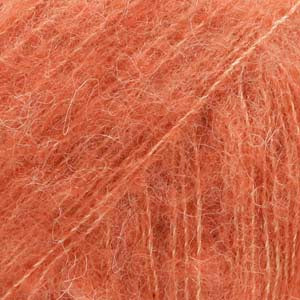 Maipuffblusen i brushed alpaca, farge lys rust, 27% rabatt