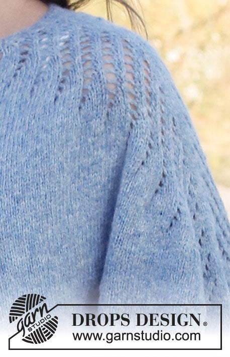 NYHET med 25% rabatt på SENSOMMERSALG, Sapphire Trails Cardigan by Drops design