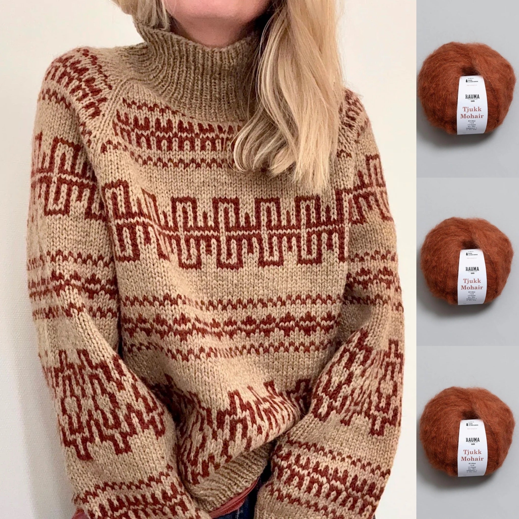 NYHET! Fjære genser, dame - NY FARGE med mohair effekt!
