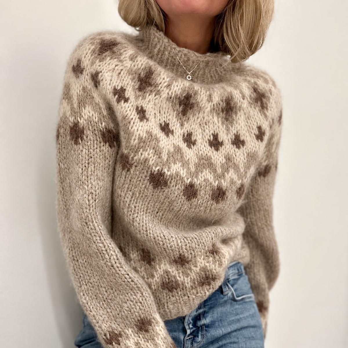 Min Etne genser i alpakka og mohair