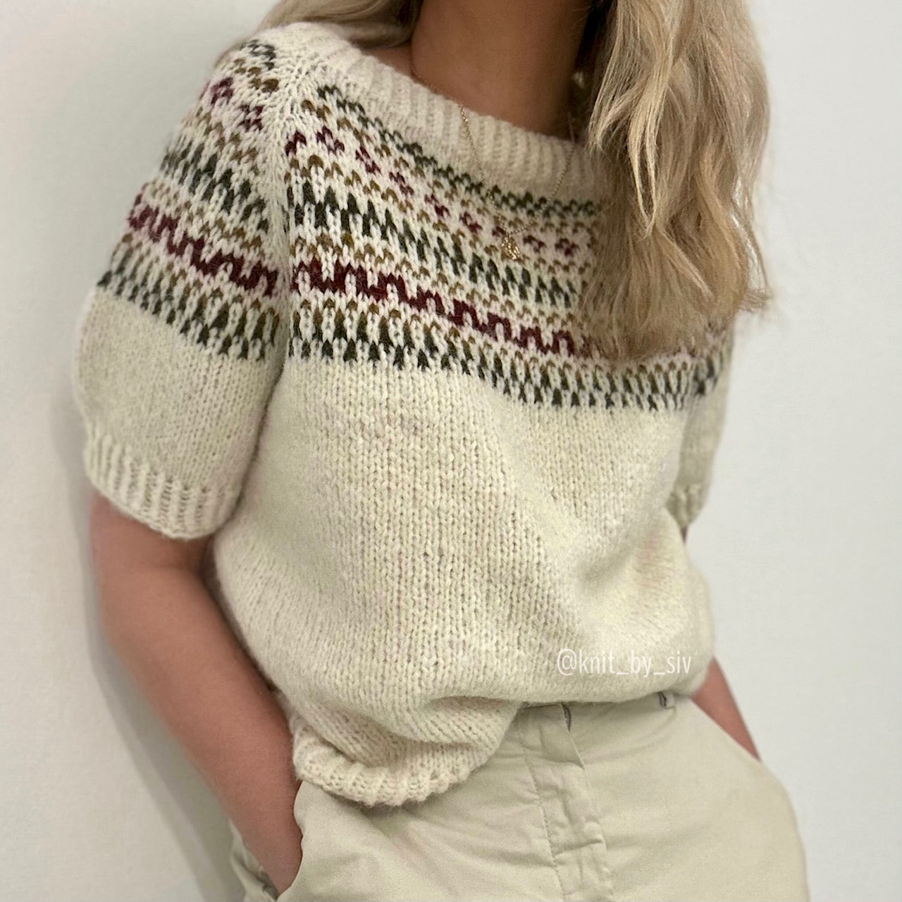 Skånevik sweater short sleeves