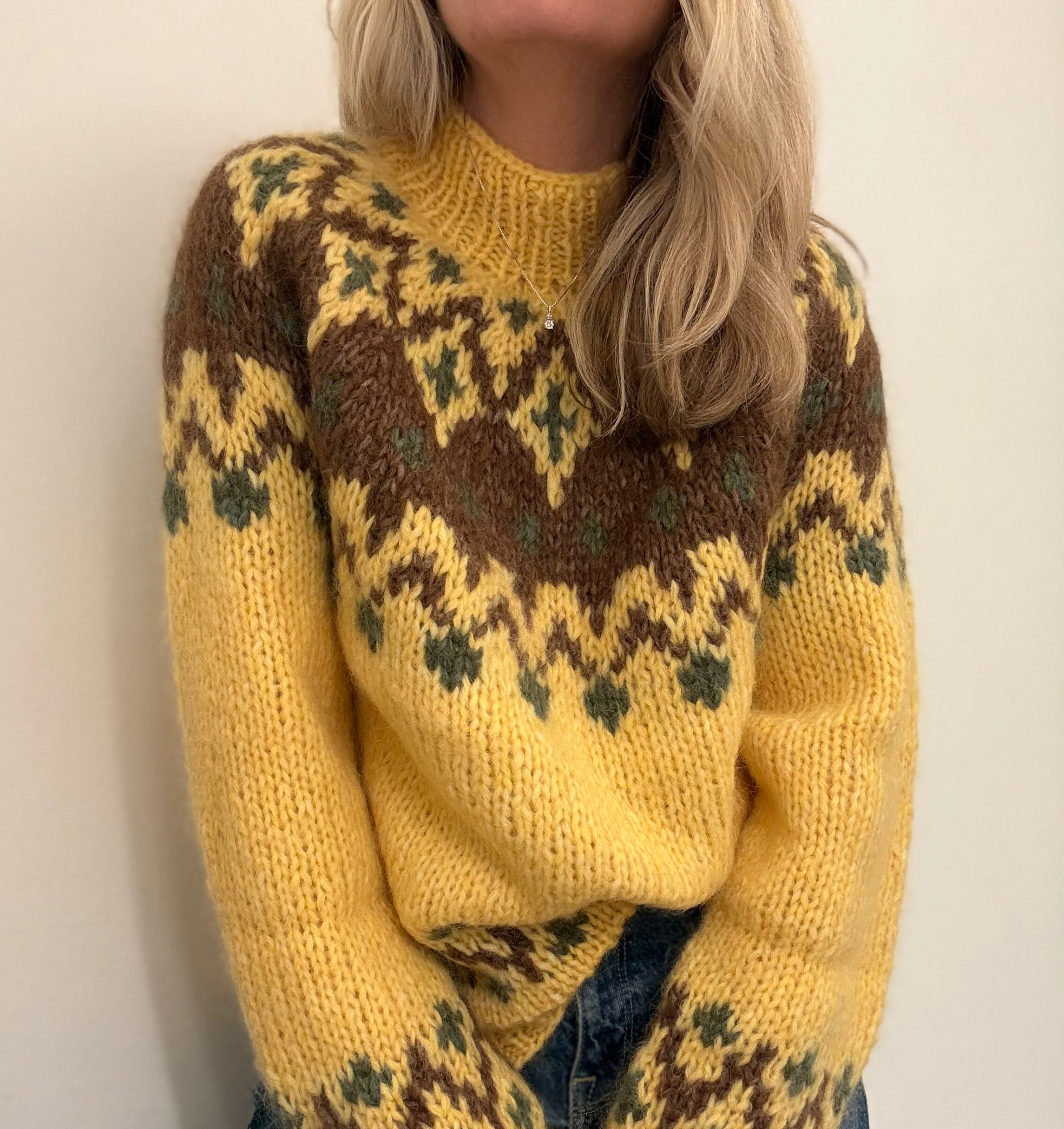 My Etne sweater in alpaca and mohair 