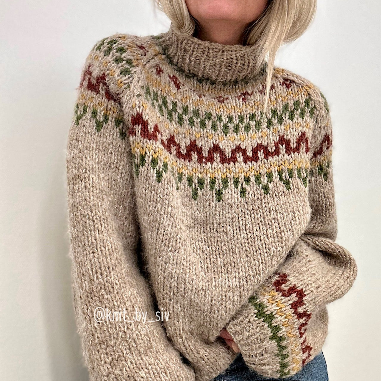 Skånevik sweater in 100% Norwegian wool