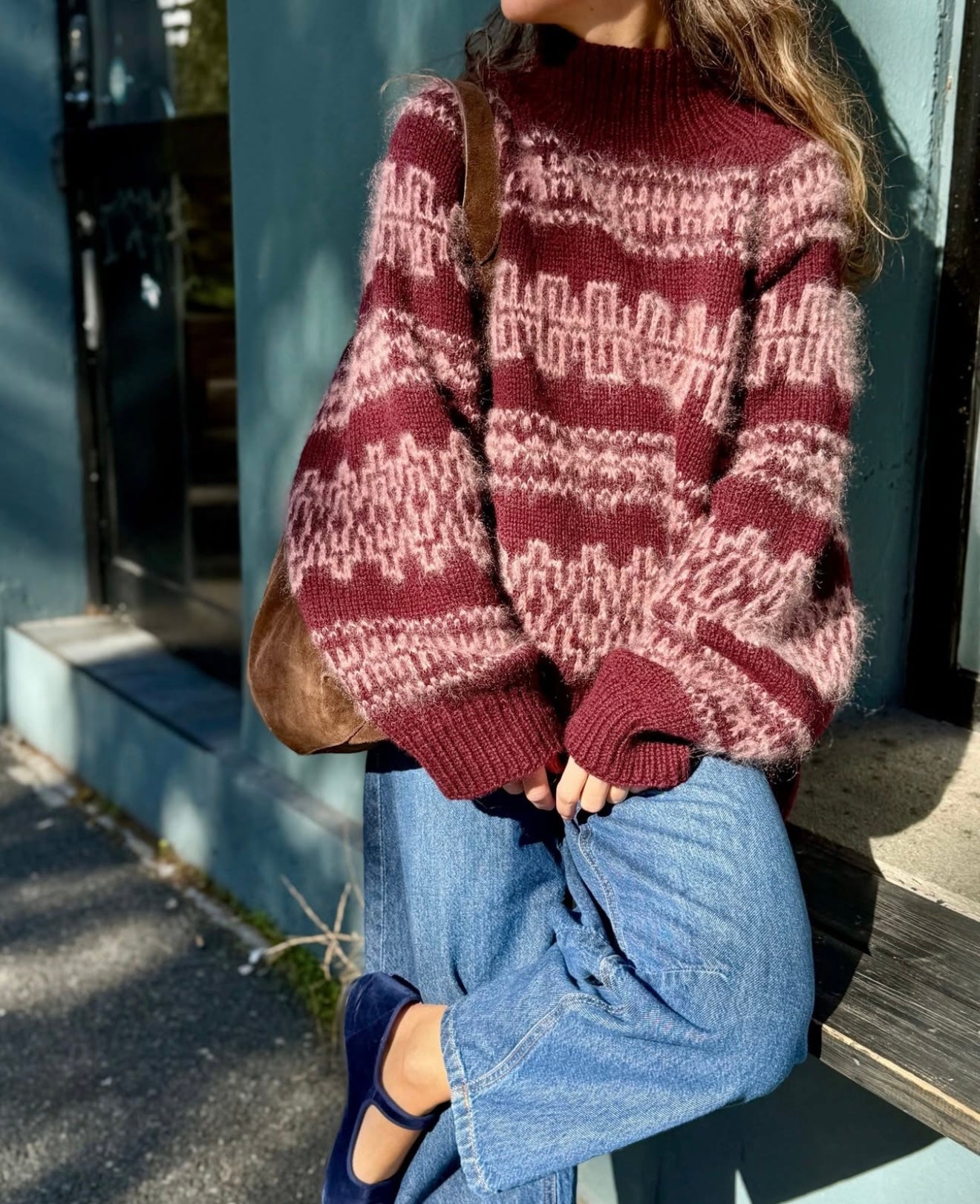 NYHET! Fjære genser, dame - NY FARGE med mohair effekt!