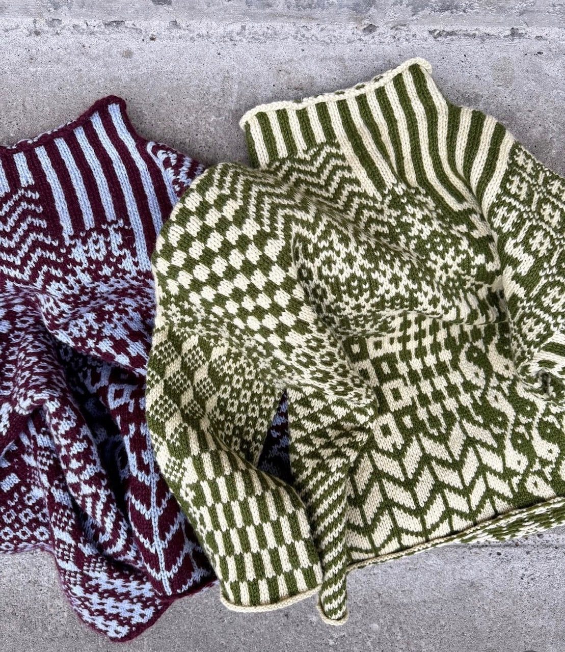 Nordic Mix Sweater - nye farger!