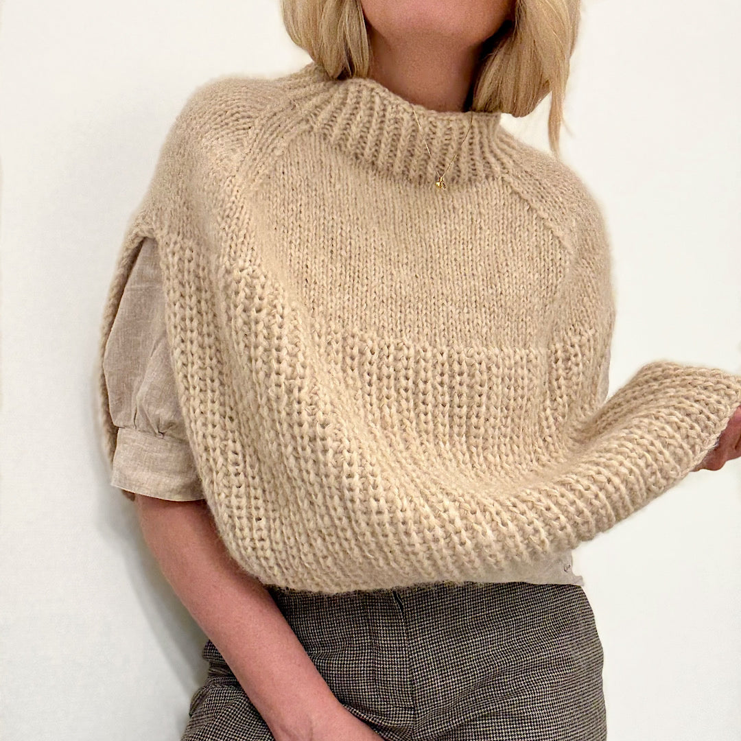 TIL TESTSTRIKKERE: Sensommerdrøm poncho