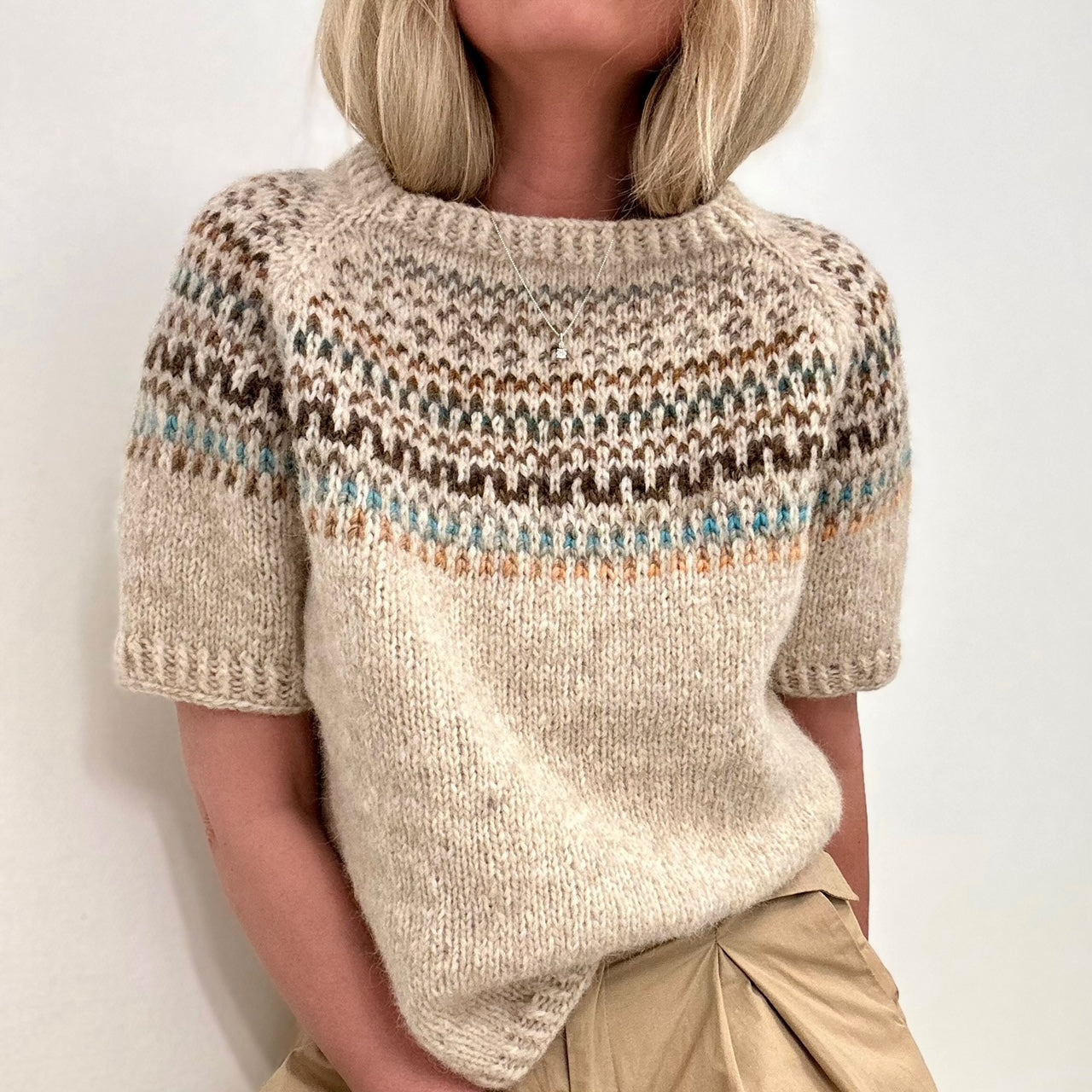 Skånevik sweater short sleeves