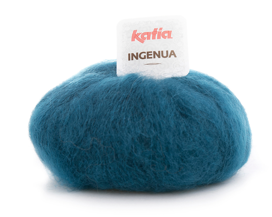 Maipuffblusen mohair No2 - ensfarget - 26 farger