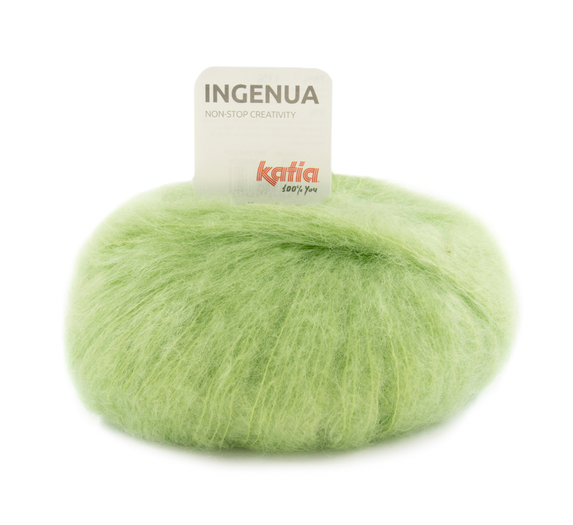 Maipuffblusen mohair No2 - ensfarget - 26 farger