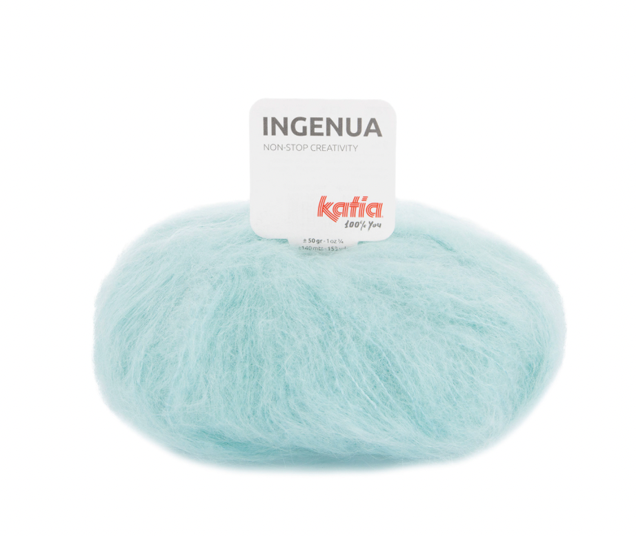 Maipuffblusen mohair No2 - ensfarget - 26 farger