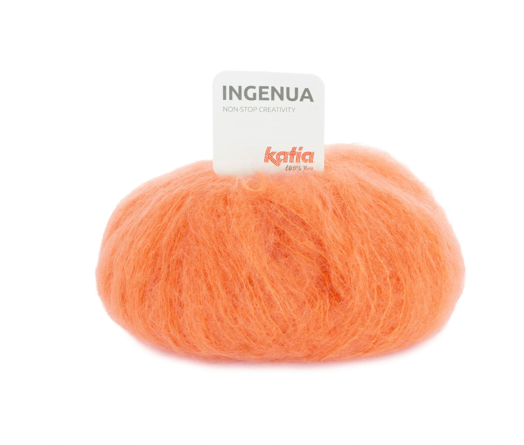 Maipuffblusen mohair No2 - ensfarget - 26 farger