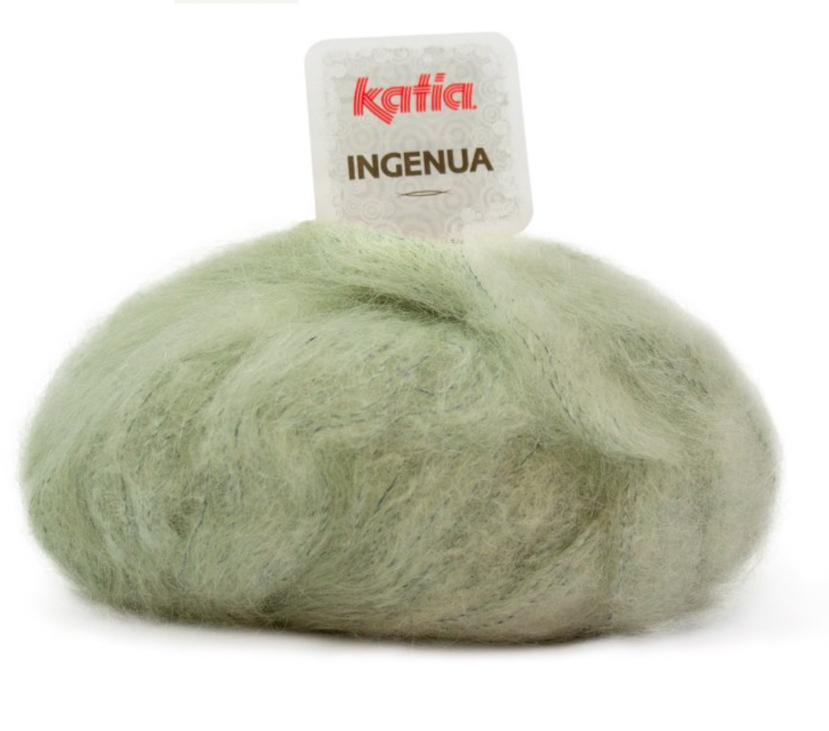 Maipuffblusen mohair No2 - ensfarget - 26 farger