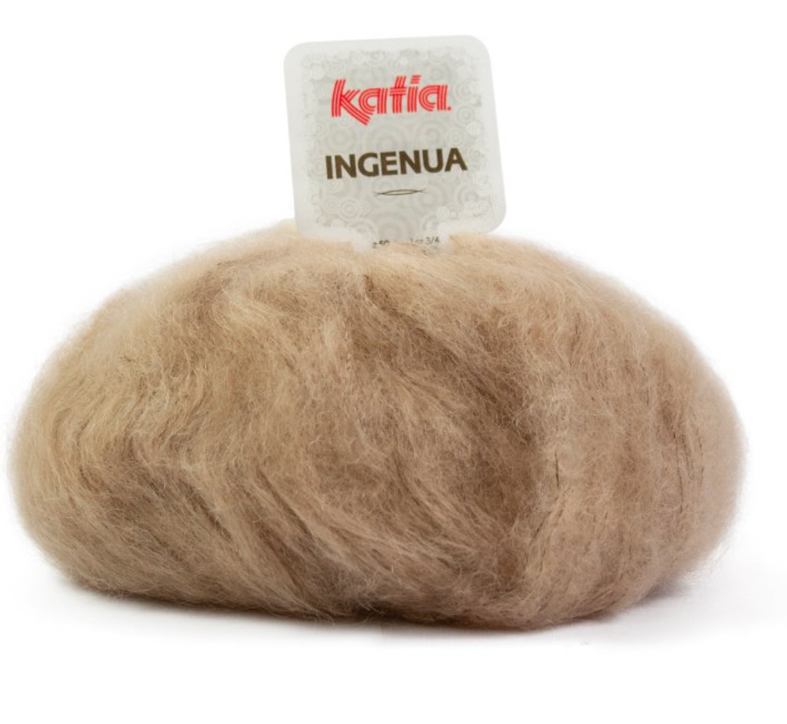 Maipuffblusen mohair No2 - ensfarget - 26 farger