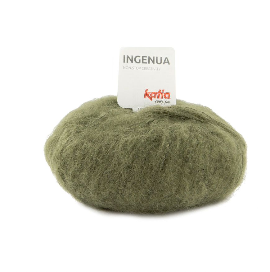 Maipuffblusen mohair No2 - ensfarget - 26 farger