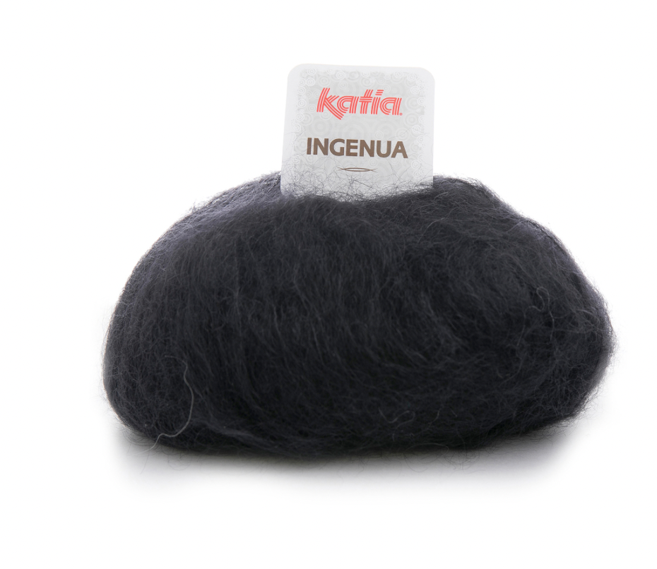 Maipuffblusen mohair No2 - ensfarget - 26 farger