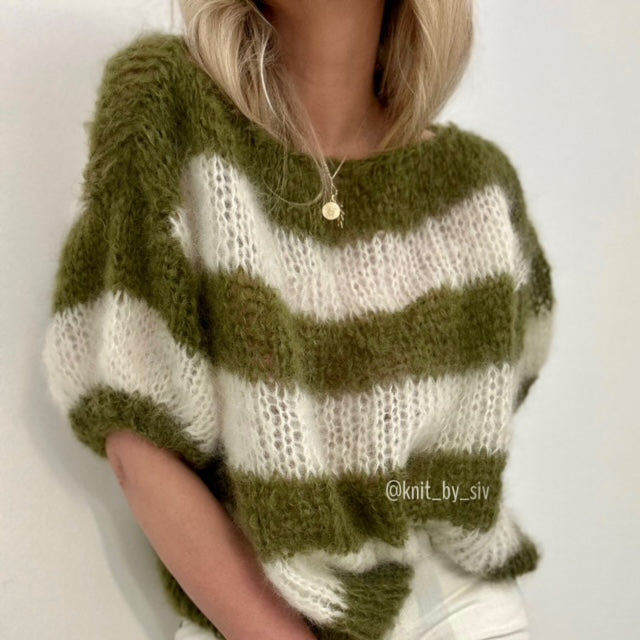 Synne sweater with short sleeves