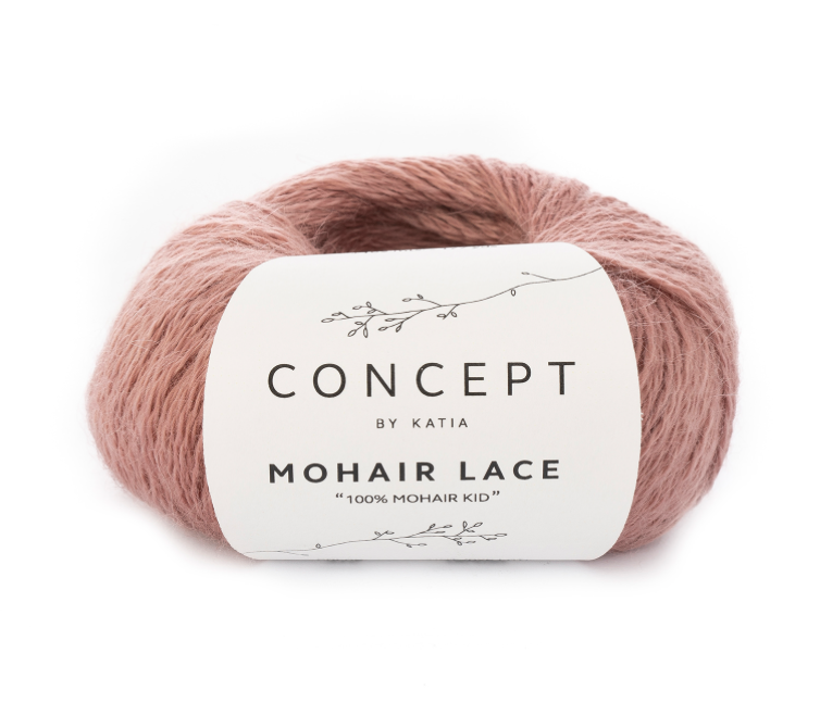 Mohair lace, 100% kid mohair